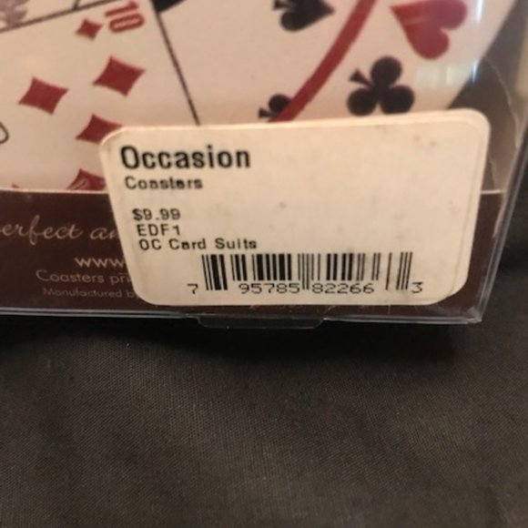 PLAYING CARD THEMED COASTERS - Picture 5 of 5